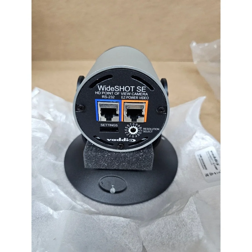 Vaddio WideSHOT SE HD Camera Unisex OS Gray Solid 998-6910-200 with Remote Mount